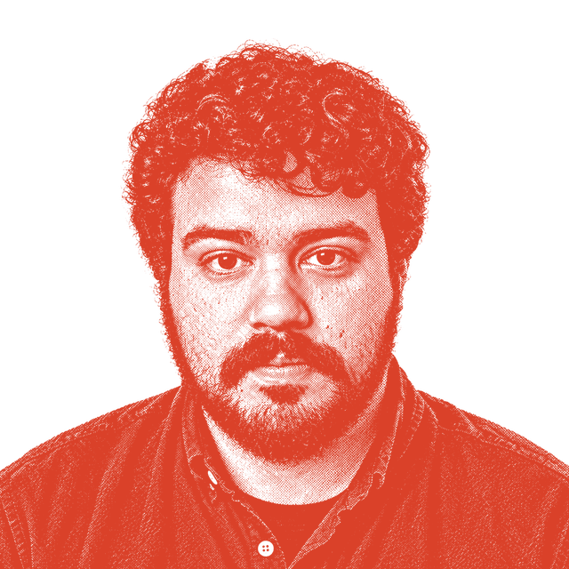 Illustrated portrait of Guilherme Verri